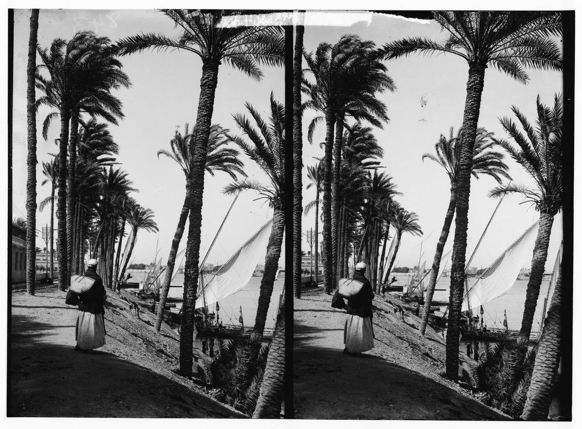 Egyptian views; Cairo (Masr). Looking down the Nile, Cairo LOC matpc.01483.jpg