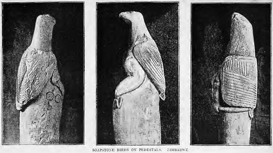 Soapstone birds of Great Zimbabwe
